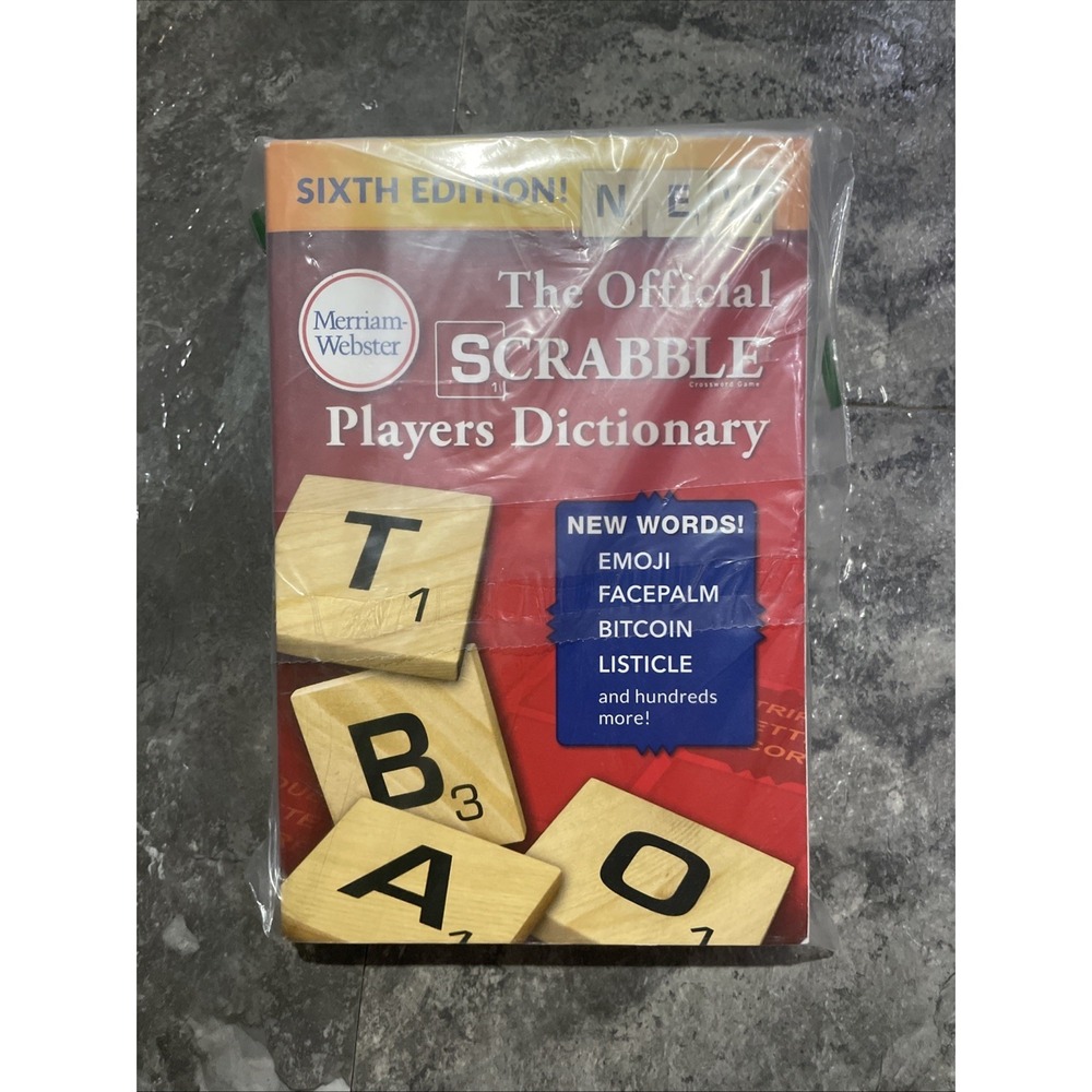 The Official SCRABBLE Players Dictionary‎ by Merriam-Webster (2018, Trade...